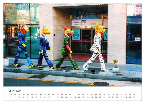 Produktbild: Busan - Hafenstadt in S&uuml;dkorea (Wandkalender 2026 DIN A2 quer), CALVENDO Monatskalender