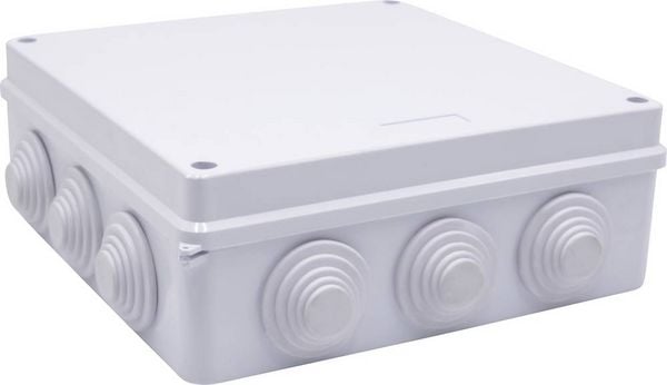 Produktbild: TRU COMPONENTS TC-RA 200x200x80 TC-10239060 Installations-Geh&auml;use ABS Kunststoff Wei&szlig; 1St.