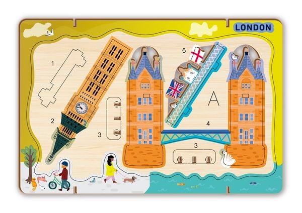 Produktbild: AVENIR - 3D St&auml;dte-Bastelset London