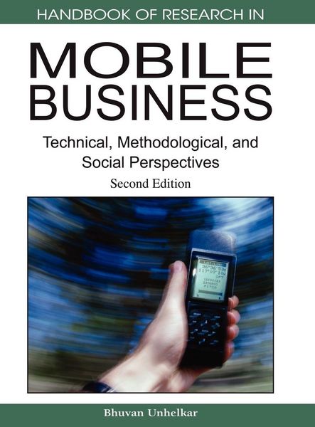 Produktbild: Handbook of Research in Mobile Business, Second Edition