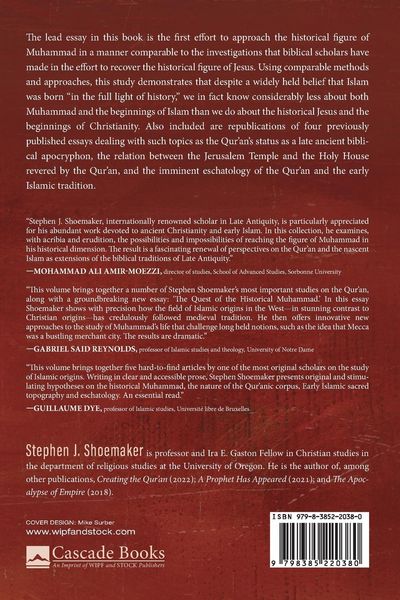 Produktbild: The Quest of the Historical Muhammad and Other Studies on Formative Islam