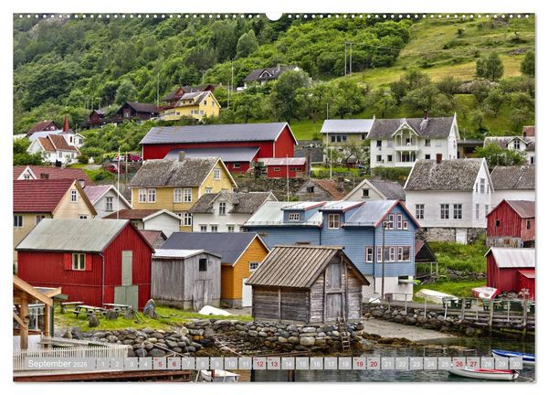Produktbild: Die Farben Norwegens (hochwertiger Premium Wandkalender 2026 DIN A2 quer), Kunstdruck in Hochglanz
