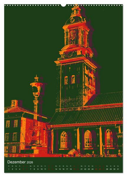 Produktbild: POP-ART meets G&ouml;teborg (hochwertiger Premium Wandkalender 2026 DIN A2 hoch), Kunstdruck in Hochglanz