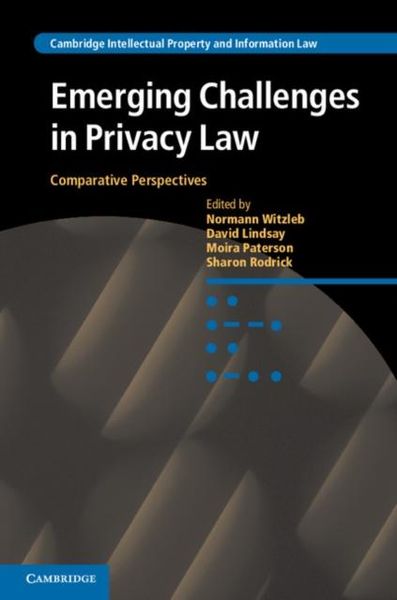 Produktbild: Emerging Challenges in Privacy Law
