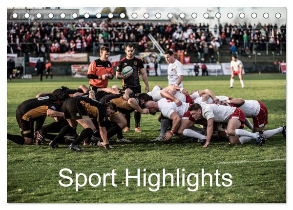 Produktbild: Sport Highlights (Tischkalender 2026 DIN A5 quer), CALVENDO Monatskalender