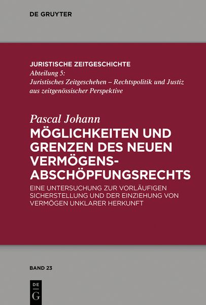 Produktbild: M&ouml;glichkeiten und Grenzen des neuen Verm&ouml;gensabsch&ouml;pfungsrechts