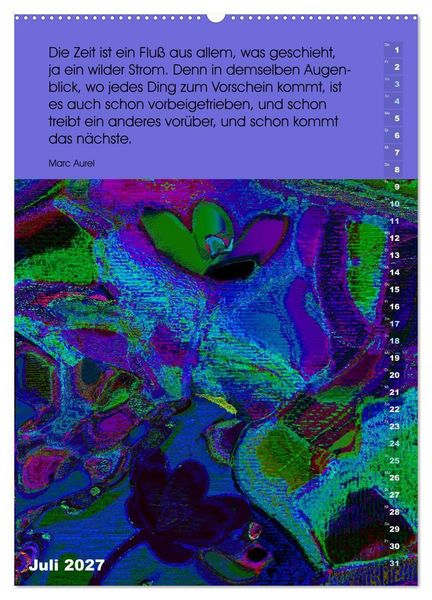 Produktbild: Philosophische Inspirationen Wandkalender 2027 (hochwertiger Premium Wandkalender 2027 DIN A2 hoch), Kunstdruck in Hochglanz