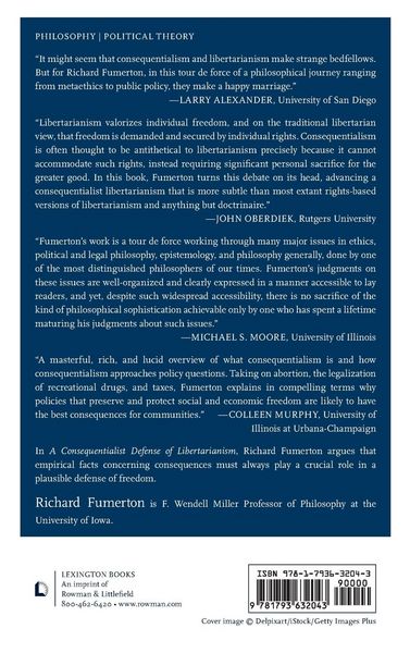Produktbild: Consequentialist Defense of Libertarianism