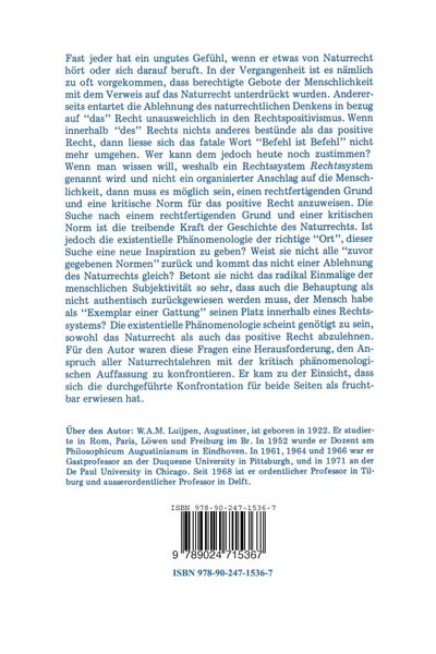 Produktbild: Ph&auml;nomenologie Des Naturrechts