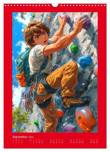 Produktbild: Anime Kids. Outdoor Kinderspa&szlig; und Sport (Wandkalender 2026 DIN A3 hoch), CALVENDO Monatskalender