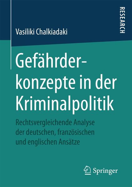 Produktbild: Gef&auml;hrderkonzepte in der Kriminalpolitik