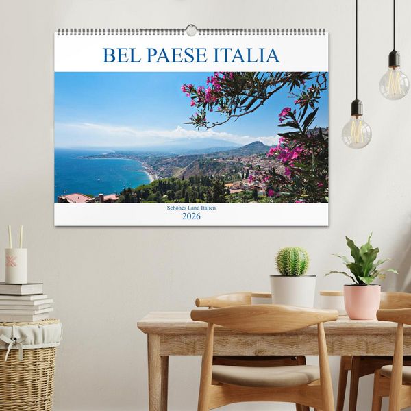 Produktbild: Bel baese Italia - Sch&ouml;nes Land Italien (Wandkalender 2026 DIN A2 quer), CALVENDO Monatskalender