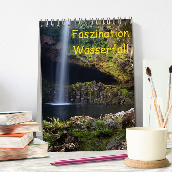 Produktbild: Faszination Wasserfall (Tischkalender 2026 DIN A5 hoch), CALVENDO Monatskalender