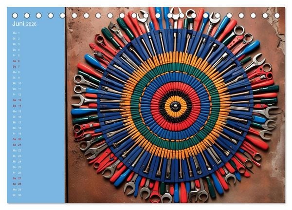 Produktbild: Werkzeug-Magie (Tischkalender 2026 DIN A5 quer), CALVENDO Monatskalender