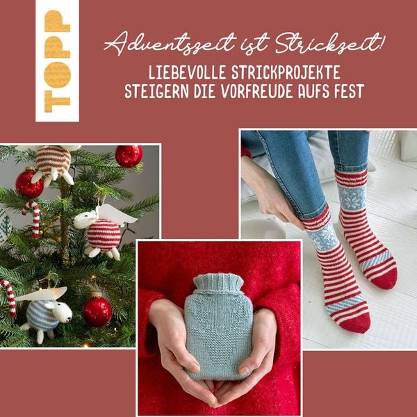 Produktbild: Gemeinsame Strickzeit. Der Adventskalender.