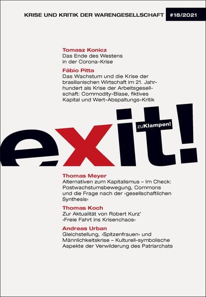 Produktbild: exit! Krise und Kritik der Warengesellschaft