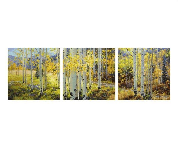 Schipper Malen-nach-Zahlen - Meisterklasse Triptychon - Goldener Oktober