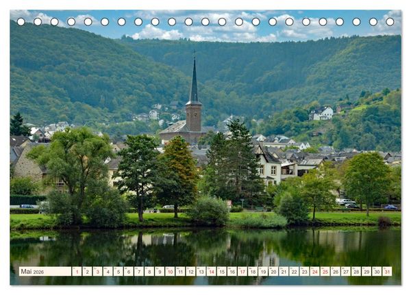Produktbild: Ausflug an die Mosel (Tischkalender 2026 DIN A5 quer), CALVENDO Monatskalender