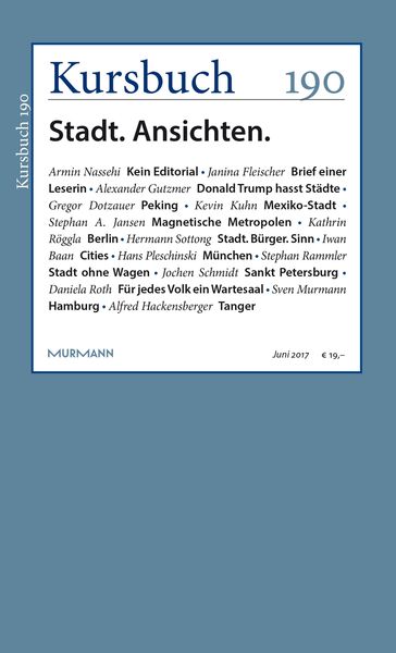 Produktbild: Kursbuch 190