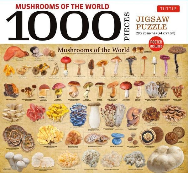 Produktbild: Mushrooms of the World - 1000 Piece Jigsaw Puzzle