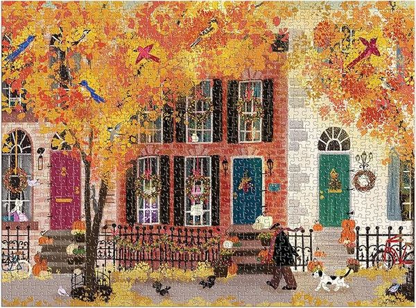 Produktbild: Autumn in the Neighborhood 1000 Piece Puzzle