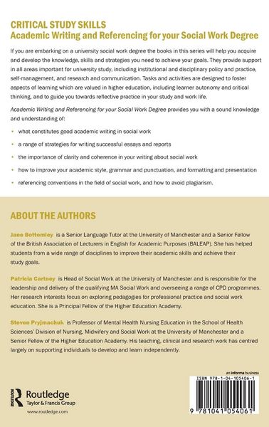 Produktbild: Academic Writing and Referencing for your Social Work Degree