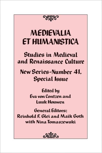 Produktbild: Medievalia et Humanistica, No. 41