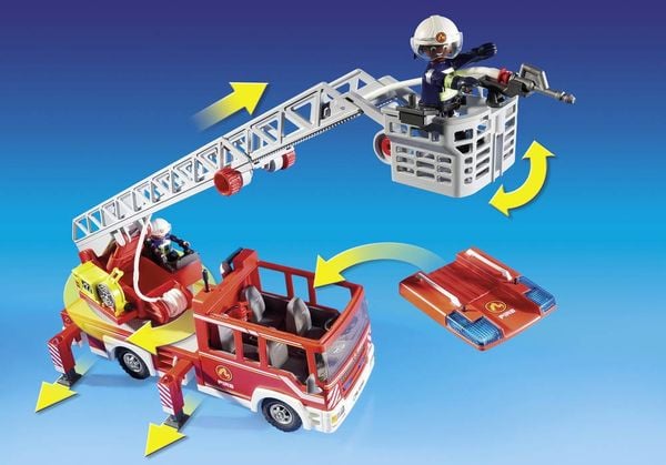 Produktbild: PLAYMOBIL® 9463 City Action Feuerwehr-Leiterfahrzeug