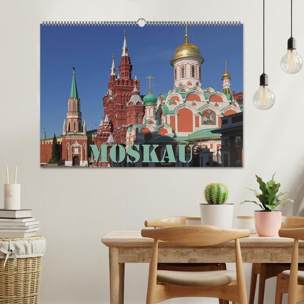 Produktbild: Moskau (Wandkalender 2026 DIN A2 quer), CALVENDO Monatskalender