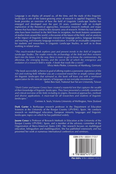 Produktbild: A Panorama of Linguistic Landscape Studies