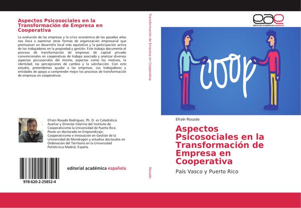 Produktbild: Aspectos Psicosociales en la Transformaci&oacute;n de Empresa en Cooperativa