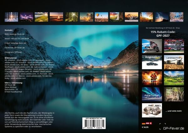 Produktbild: Moments - wundervolle Momentaufnahmen - 2027 - Kalender DIN A2
