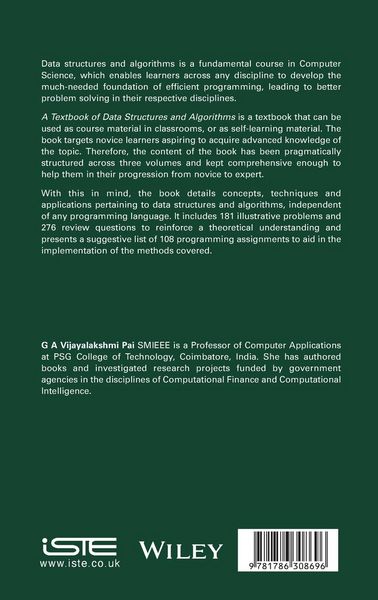 Produktbild: A Textbook of Data Structures and Algorithms, Volume 1