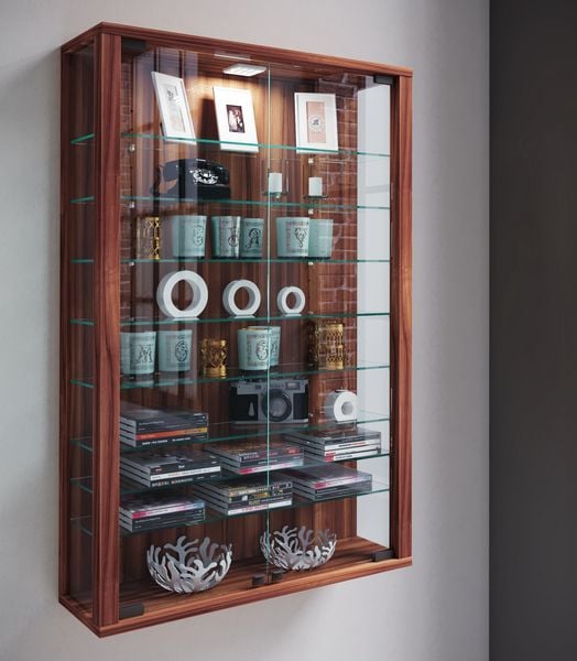 Produktbild: Wandvitrine H&auml;ngevitrine Glasvitrine Vitrosa Mini