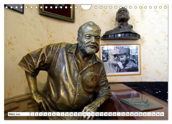 Produktbild: Hemingways Havanna - Ein Dichter und seine Stadt (Wandkalender 2026 DIN A4 quer), CALVENDO Monatskalender