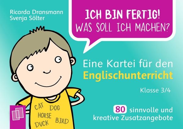 Eine Kartei für den Englischunterricht – Klasse 3/4, Sonstige von Ricarda Dransmann,Svenja Sölter, Verlag an der Ruhr, 978-3-8346-4153-3