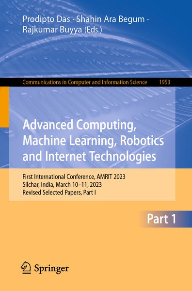 Produktbild: Advanced Computing, Machine Learning, Robotics and Internet Technologies
