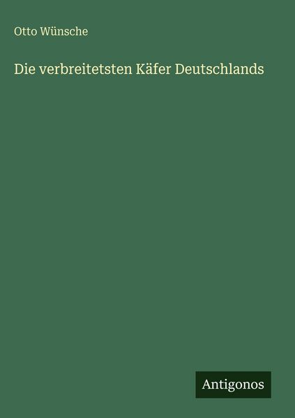Produktbild: Die verbreitetsten K&auml;fer Deutschlands