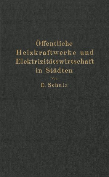 Produktbild: &Ouml;ffentliche Heizkraftwerke und Elektrizit&auml;tswirtschaft in St&auml;dten