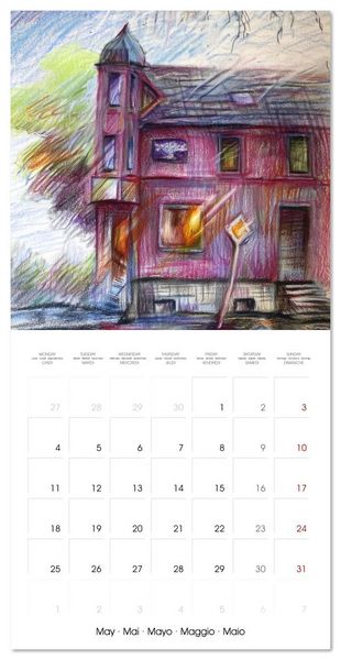 Produktbild: Lieux merveilleux (Calendrier mural carr&eacute; 2026 30x30 cm) Calendrier double avec une page pour vos prises de notes