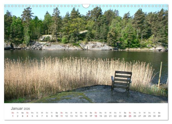 Produktbild: Meine Lieblingspl&auml;tze in S&uuml;dschweden (Wandkalender 2026 DIN A3 quer), CALVENDO Monatskalender