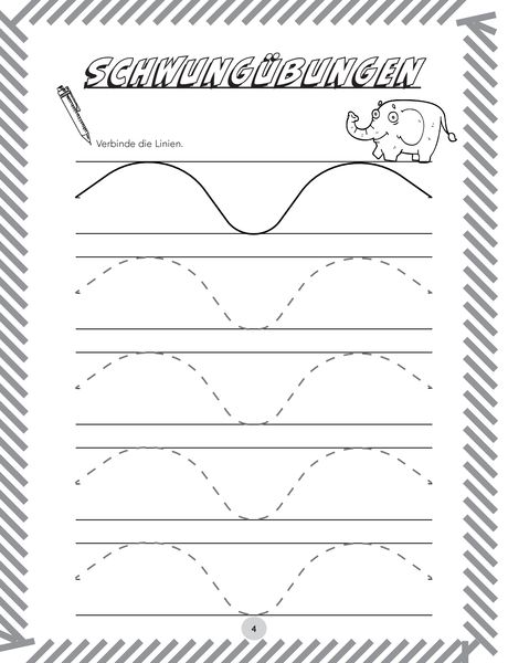 Produktbild: Vorschule &Uuml;bungsheft f&uuml;r Jungen - 6 in 1 XXL Edition