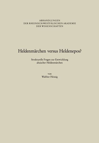 Produktbild: Heldenm&auml;rchen versus Heldenepos?