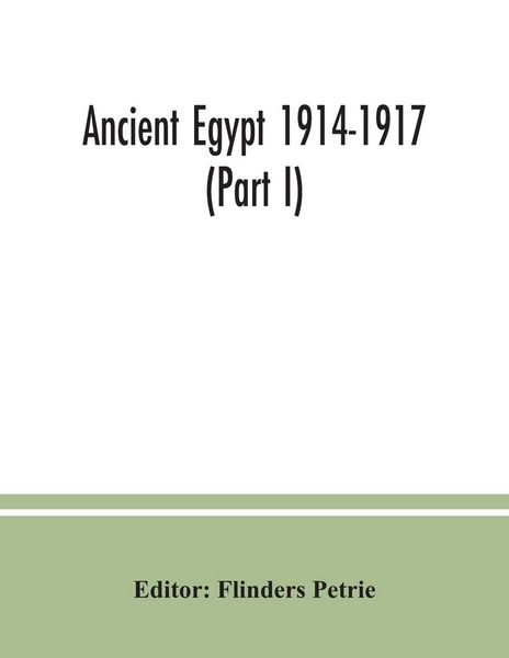 Produktbild: Ancient Egypt 1914-1917 (Part I)