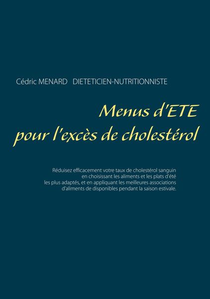 Produktbild: Menus d'&eacute;t&eacute; pour l'exc&egrave;s de cholest&eacute;rol
