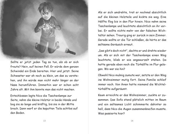 Produktbild: Wichtel-Adventskalender-Buch | Eine magische Wichtelgeschichte f&uuml;r Kinder von 4 bis 10 Jahren | Nico und Flocke im Land der Wichtel | Zum Vorlesen & Selbstlesen im Advent | F&uuml;r Erstleser