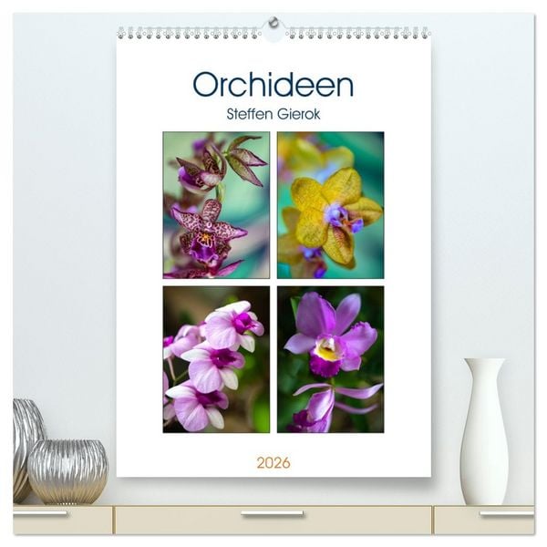 Produktbild: Orchideen (hochwertiger Premium Wandkalender 2026 DIN A2 hoch), Kunstdruck in Hochglanz