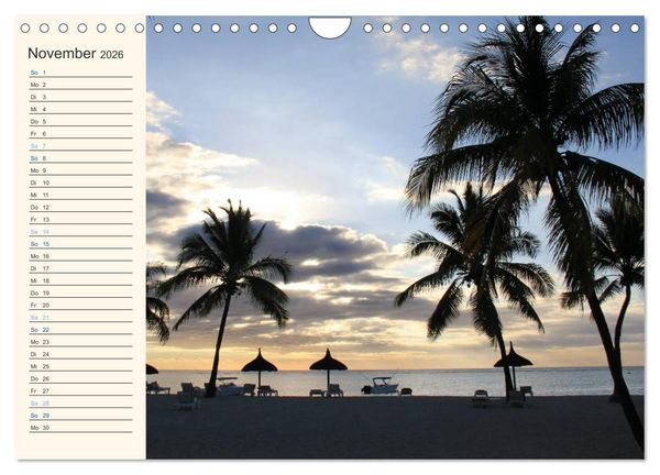 Produktbild: Mauritius - traumhaft und unvergesslich (Wandkalender 2026 DIN A4 quer), CALVENDO Monatskalender