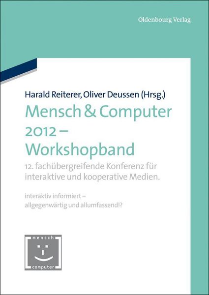Produktbild: Mensch & Computer 2012 - Workshopband