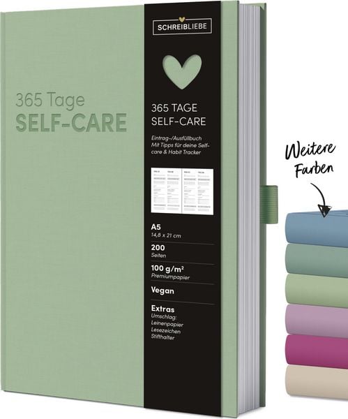 Produktbild: Self-care Tagebuch Mint